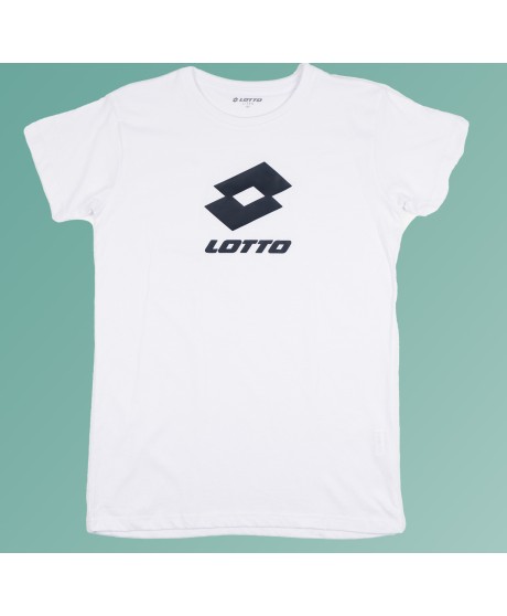 LOTTO T-shirt big logo junior WHITE