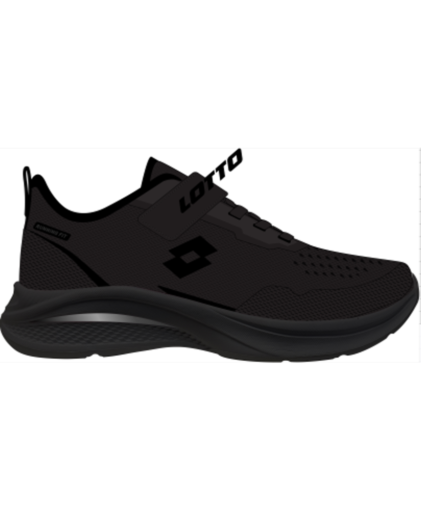 LOTTO Chaussure running sport CORSA / FORA BLACK / BLACK JUNIOR