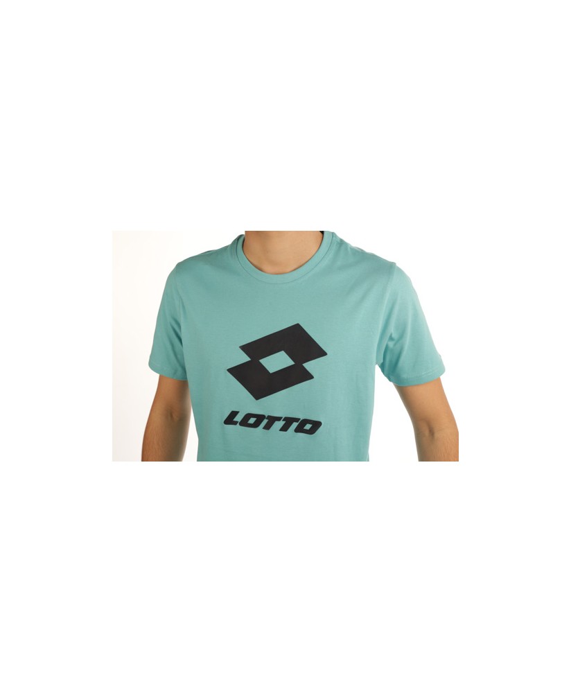 LOTTO T-Shirt Big Logo Sport Turquoise Adulte