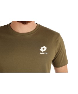 LOTTO T-Shirt uni Sport Kaki Adulte