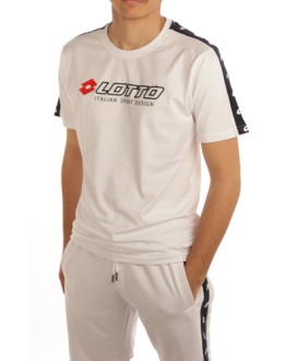 LOTTO T-Shirt Sport à manches courtes White Adulte